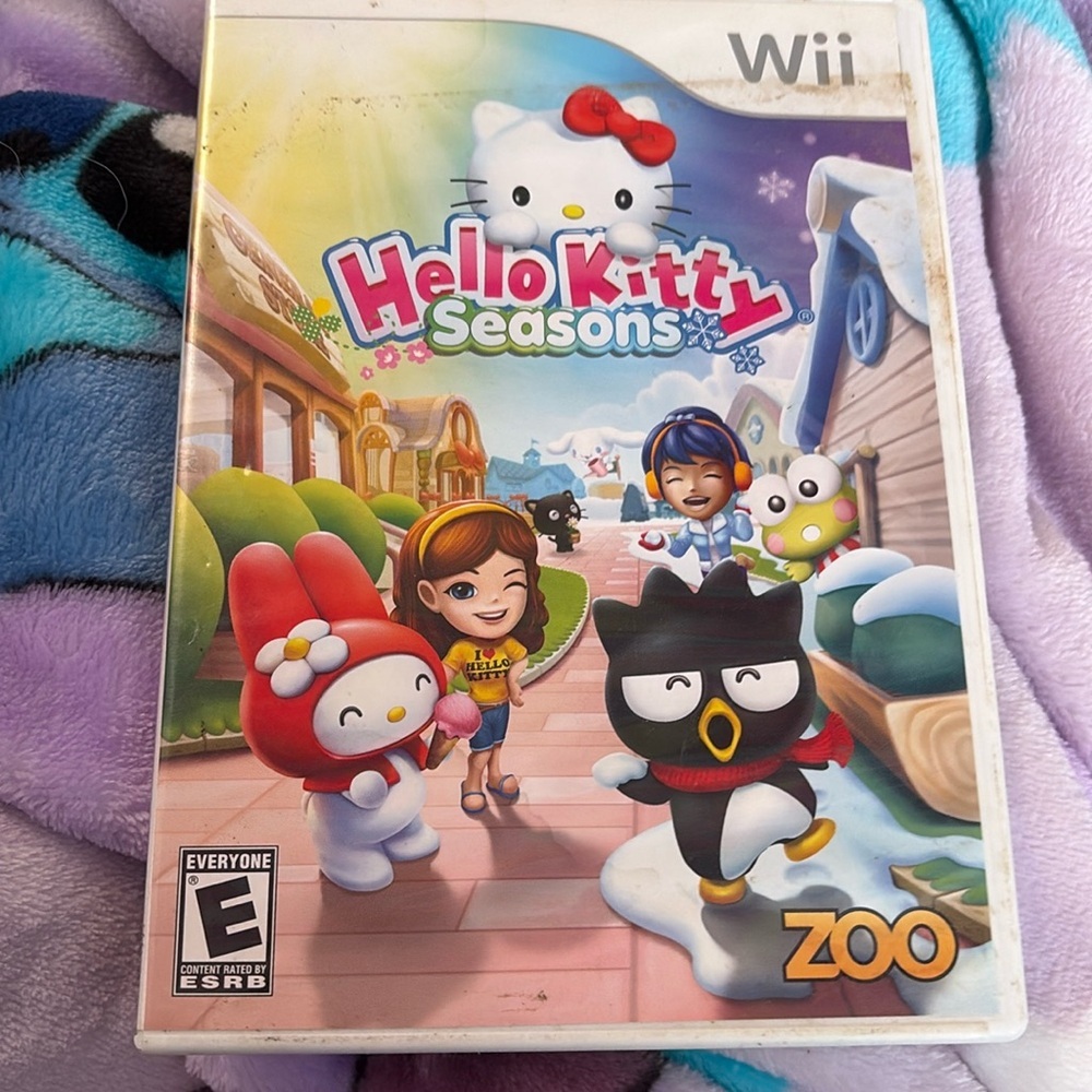 Hello Kitty Seasons (Wii) - White Game Case